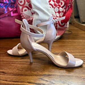 Kelly & Katie Blush Ankle Strap Heels